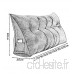 AINIYF Coussin de soutien dorsal en triangle grand comme coussin de lit oreiller de lecture taille coussin lombaire tête de lit double Size : 100×30×60cm - B07VQG7XWB